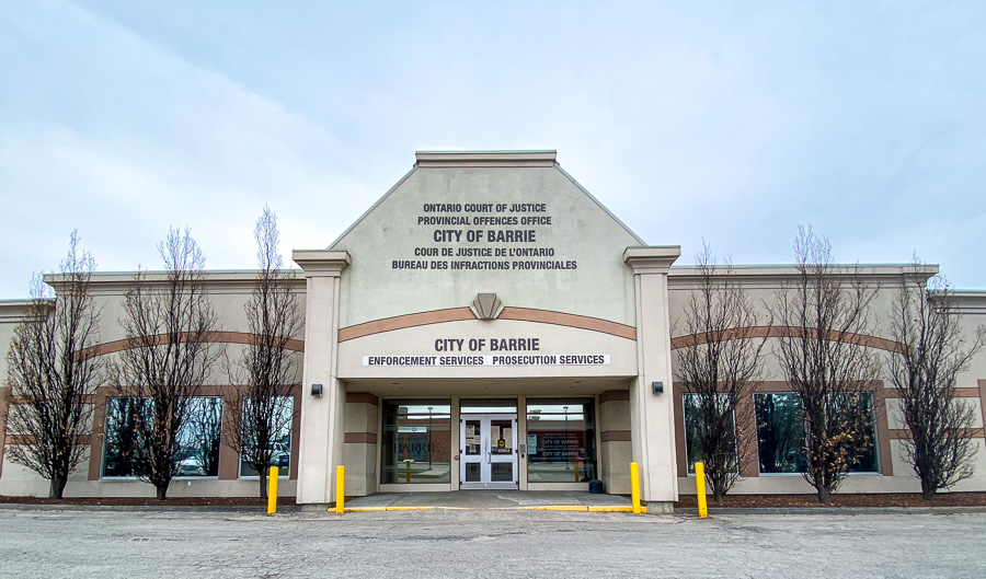 Barrie Traffic Ticket Court