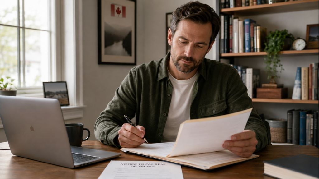 Ontario landlord working through next steps after tenant missed rent payment
